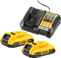DeWalt DCB1104D2-QW 18V 2x Akkumulátor 2000mAh + 1x Töltő