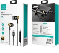 USAMS HSEP4301 Vezetékes Headset - Fekete