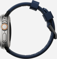 Nomad Rugged Apple Watch S4/S5/S6/S7/S8/S9/SE/Ultra Szíj 42/44/45/49mm - Kék/Fekete