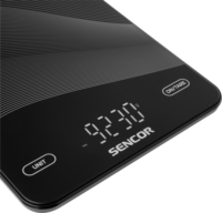 Sencor SKS 7700BK Digitális konyhai mérleg - Fekete