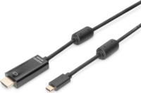 Digitus AK-300330-020-S USB-C - HDMI 2.0 Kábel 2m - Fekete