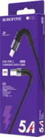 Borofone BX32 USB-A apa - USB-C apa 2.0 Adat és töltőkábel - Fekete (0.25m)