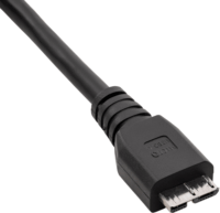 Akyga AK-USB-26 USB-A apa - Micro USB SuperSpeed apa 3.0 Adatkábel - Fekete (0.5m)