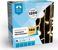 Dekortrend Crystalline Beltéri toldható LED fényfüggöny kiegészítő 1.2x1.2m - Meleg fehér