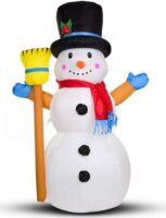 Family Christmas 58067D kültéri Felfújható hóember karácsonyi dekoráció - 120 cm