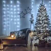 Family Decor 58901B Kül-/Beltéri LED fényfüzér 4.2m - Hidegfehér