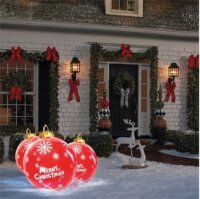 Family Christmas 58740E LED kültéri felfújható karácsonyi Dekorációs gömb