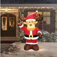 Family Christmas 58067C karácsonyi LED kültéri Felfújható rénszarvas - 135 cm