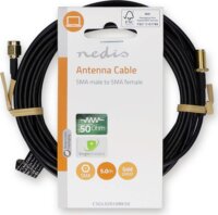 Nedis CSGL02010BK50 SMA antenna kábel 5m - Fekete