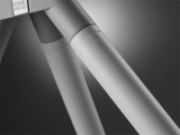 One For All WM 7462 Tripod LCD TV/Monitor tartó állvány - Fekete