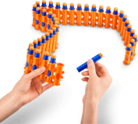 ZURU X-Shot Insanity Motorized Rage Fire - Állványos szivacslövő gépfegyver