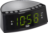 Trevi RC 846D Rádiós ébresztőóra - Fekete