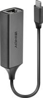 Lindy 43299 USB-C apa - RJ45 anya Adapter