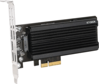 Icy Dock EZConvert Ex Pro MB987M2P-1B M.2 Portbővítő PCIe kártya