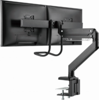 Gembird MA-DA2-04 17"-32" Monitor asztali tartó - Fekete (2 Kijelző)