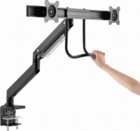 Gembird MA-DA2-04 17"-32" Monitor asztali tartó - Fekete (2 Kijelző)