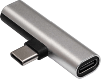Akyga USB-C apa - 3.5mm anya Jack / USB-C anya Adapter