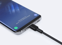 AUKEY CB-CD30 USB-A apa - USB-C apa 2.0 Adat és töltőkábel - Fekete (0.9m)