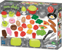 Ecoiffier: 50 darabos élelmiszer és kiskonyha szett -