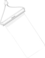 Baseus AquaGlide Univerzális Slide Lock Tok - Átlátszó/Fehér