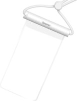 Baseus AquaGlide Univerzális Slide Lock Tok - Átlátszó/Fehér