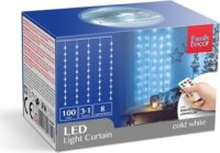 Family Decor 58904B Kül-/Beltéri LED fényfüggöny 3x1m - Hidegfehér