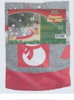 Family Christmas 58277B Karácsonyfa Dekorációs alátét terítő - Szürke/piros