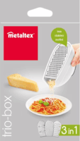Metaltex MX199709 Trio-Box reszelő/szeletelő tárolóval