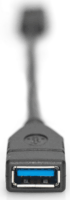 Digitus AK-300315-001-S USB Type-C apa - USB Type-A anya OTG Adapter