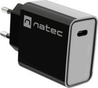 Natec Ribera NUC-2060 USB-C Hálózati Töltő Adapter 20W - Fekete