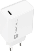 Natec Ribera NUC-2059 USB-C Hálózati Töltő Adapter 20W - Fehér