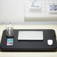 Home SST 01 Ülő-álló Asztal munkaállomás - Fekete