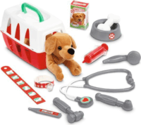 Ecoiffier: Állatorvosi rendelő plüss kutyussal