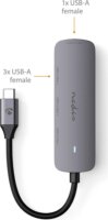 Nedis CCGB64220GY01 USB Type-A 3.2 HUB (4 port)