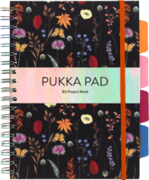 Pukka Pad Project Book Bloom 200 oldalas B5 vonalas spirálfüzet - Többfajta