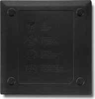 Qoltec 51858 Külső USB-A DVD/CD Íro - Fekete