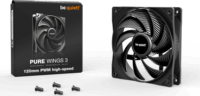 Be Quiet! Pure Wings 3 120mm PWM High Speed Rendszerhűtő - Fekete