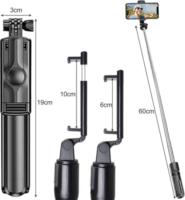 Izoxis 21234 Selfie bot + állvány - Fekete