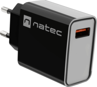 Natec Ribera NUC-2058 USB-A Hálózati Töltő Adapter 18W - Fekete