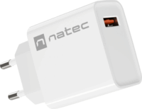 Natec Ribera NUC-2057 USB-A Hálózati Töltő Adapter 18W - Fehér