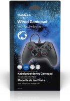 Nedis GGPD110BK Vezetékes gamepad - Fekete (PC)