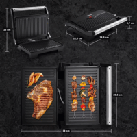 Hausmeister HM8811 Panini sütő - Fekete