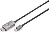 Digitus DB-340109 HDMI apa - Mini DisplayPort apa Kábel 1m - Szürke