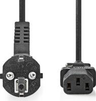 Nedis CEGL10000BK50 220V Hálózati tápkábel 5m - Fekete