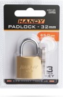 Handy 10490A Biztonsági lakat 32mm - Sárgaréz