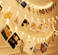 ColorWay Beltéri LED szalag kép tartó csipeszekkel - Meleg fehér