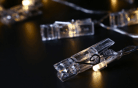 ColorWay Beltéri LED szalag kép tartó csipeszekkel - Meleg fehér