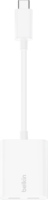 Belkin RockStar USB-C apa - 2xUSB-C anya Adapter - Fehér