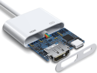 Joyroom S-H141 Lightning apa - HDMI / Lightning anya Adapter - Fehér