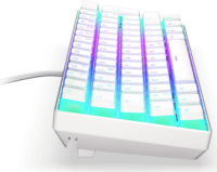 Endorfy Thock Compact Wireless Pudding Onyx White Gaming Billentyűzet - Német (Kailh BOX Red)